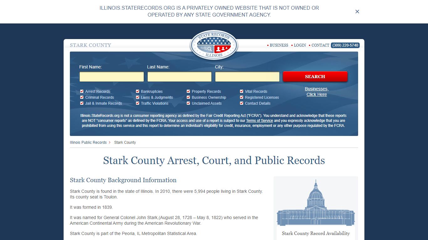 Stark County Arrest, Court, and Public Records